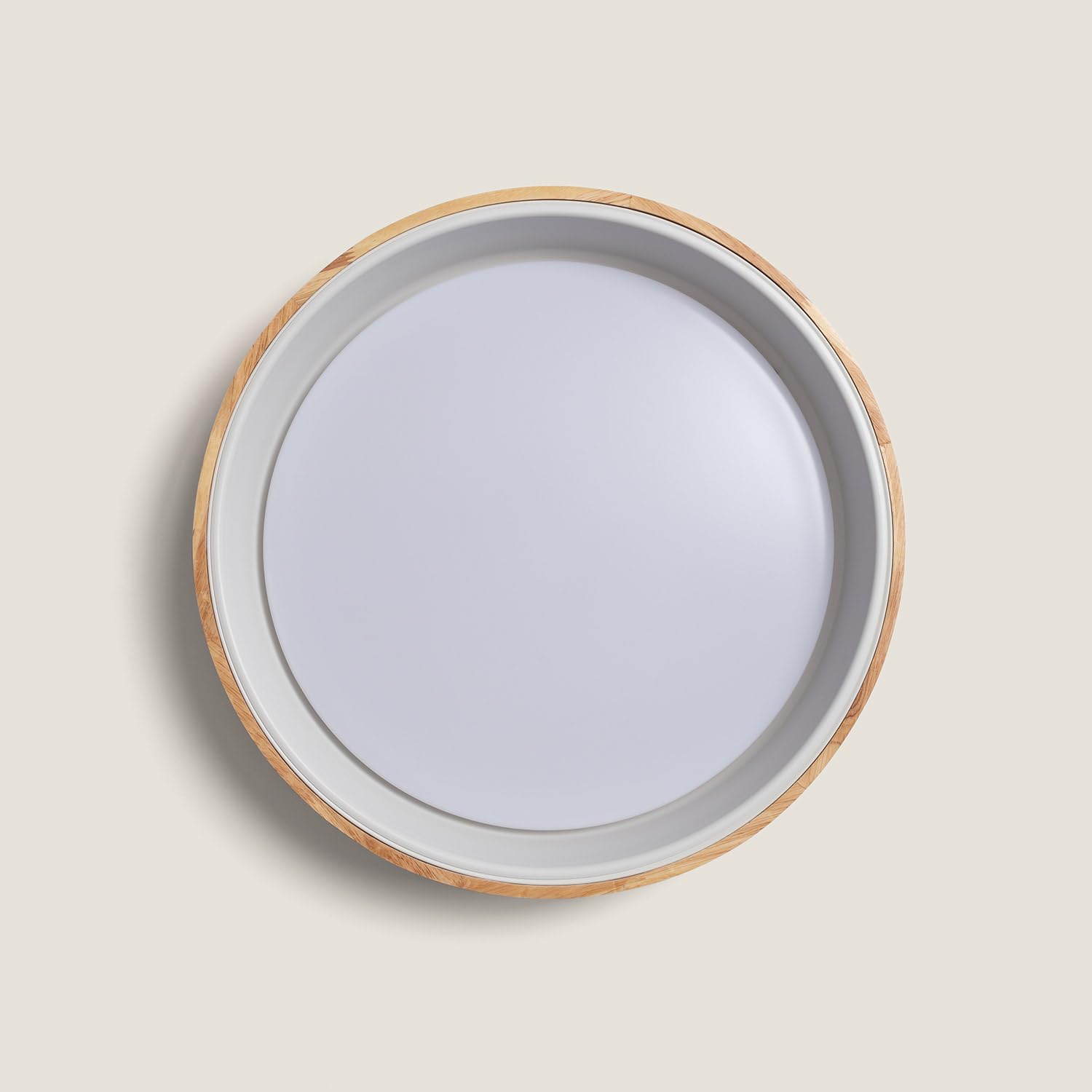 Anneau Recouvrement Downlight Ø206-255mm - Blanc Métal - Cache Trou Plafond LED