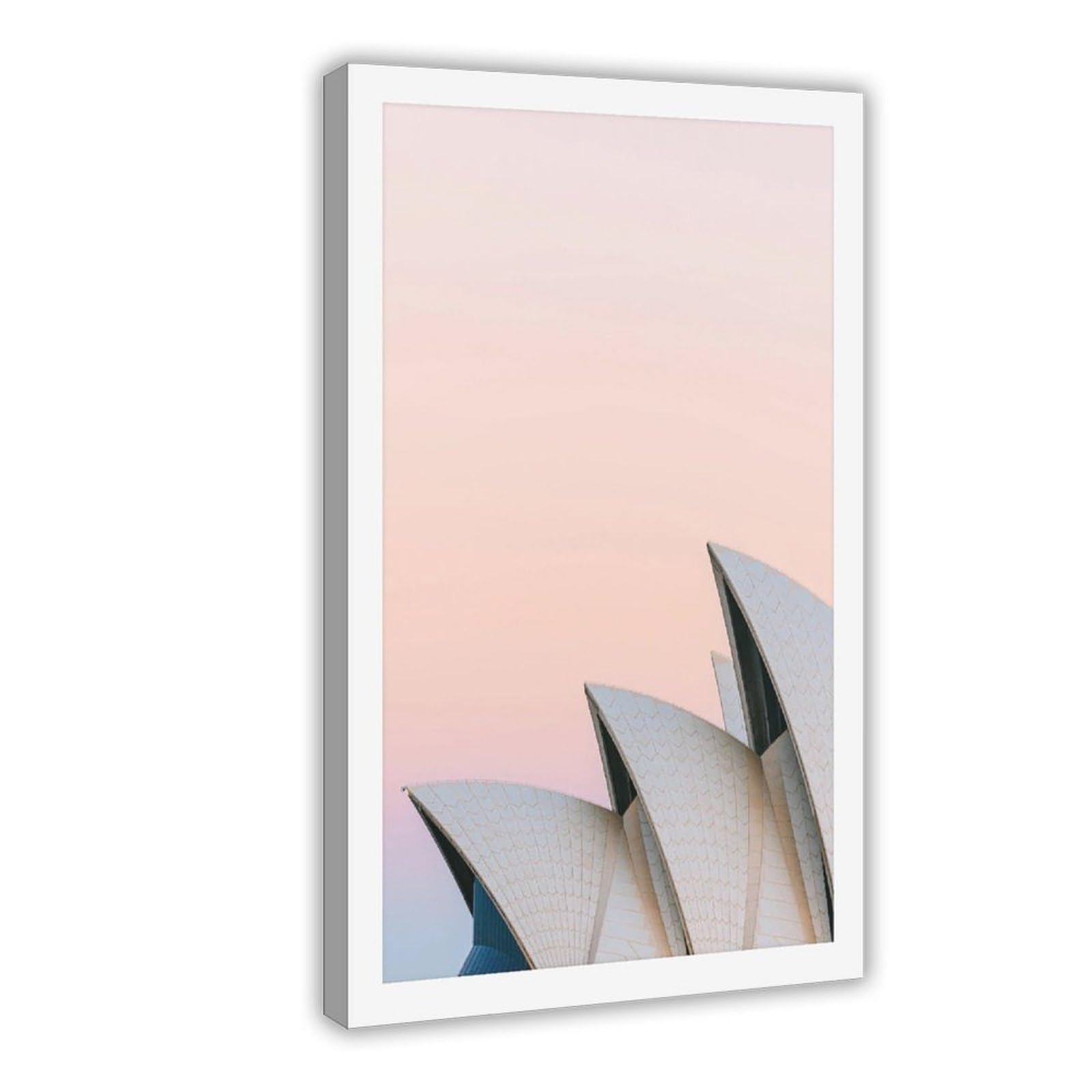Heyanm Sydney Opera House Print Sunset Australia Wall Art Canvas Poster Bedroom Office Room Decor Gift Frame 20X30inch