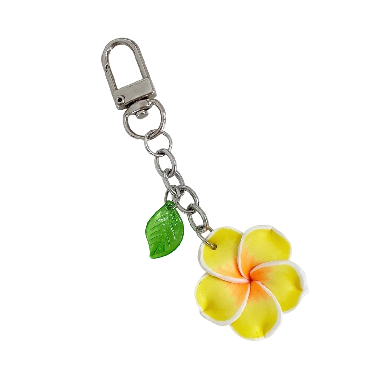 Jazuaiao Playful Cartoon Eggs Flower Keychain Summers Styles Acrylic Sturdy Decorative Accessory for Keys Backpacks Bags Lightweight Keychain Bag Charm