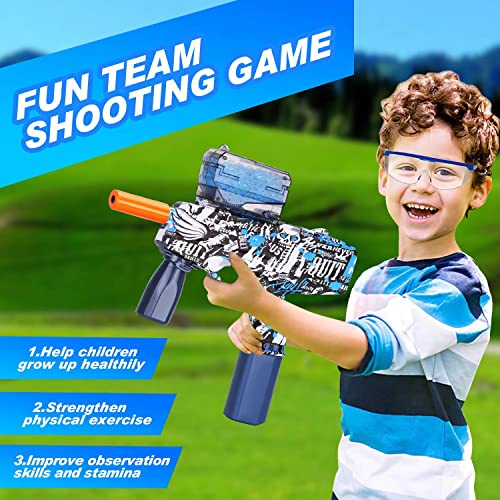Geangvn Electric Gel Ball Blaster, Mp9 Splatter Ball Gun Automatic, With 39999 Water Beads And Goggle, Christmas Toys And Gifts, Outdoor Activities Shooting Game Toy For Kids, Boys And Adult, Ages 12+ #TOP1