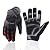 HANDLANDY Bundle - 2 Pairs: Impact Reducing Breathable Gloves, Padded Half Finger Working Gloves for Men, Gift for Couples - Black, Red and Black, Large