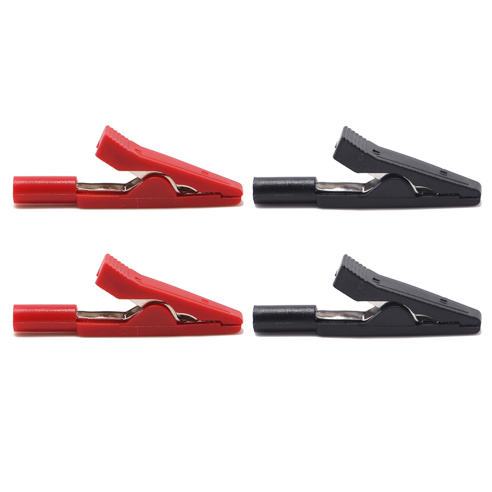 4pcs Alligators Clamps with 2mm Banana Connector for Circuit Testing in Laboratory and Schools Easy Handling and Storage Electrical Clip