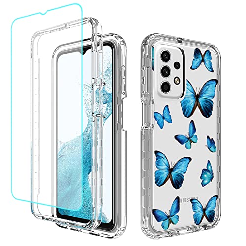 Coque Samsung A23 antichoc pour éviter les bris d'écran avec verre trempé inclus