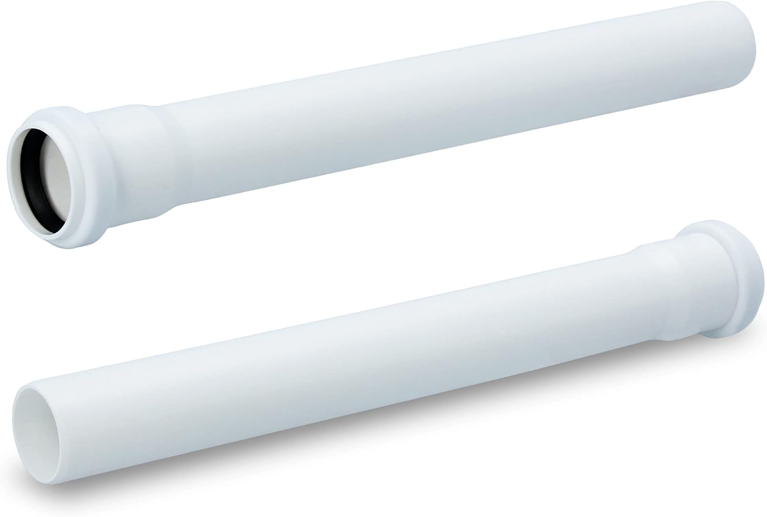 HT Rohr Abwasserrohr mit Muffe Ø 40 mm x 315 mm Länge Weiß | PVC ...