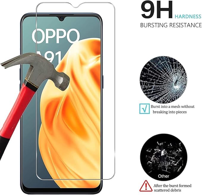 2-Pack Oppo A94 5G - Gehärtetes Glas 9H