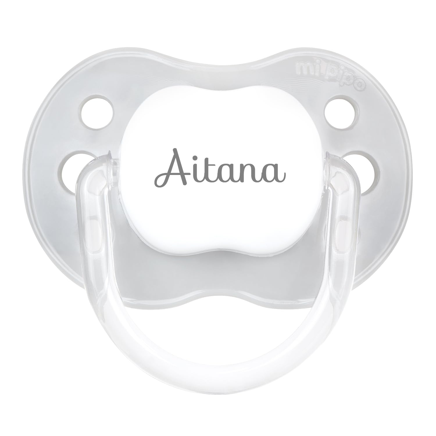 Tarta de Pañales Personalizada con Dou Dou - Elefante Gris | con 44 Pañales Talla 2 | Regalo Bebé Recién Nacido con Accesorios para el Bebé | Baby Shower Unisex