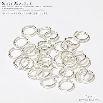 わずか❗️シルバー925丸カン直径8mm 線径1.2mm （開閉有り） Amazon.co.jp: 丸カン マルカン1個売り シルバー925