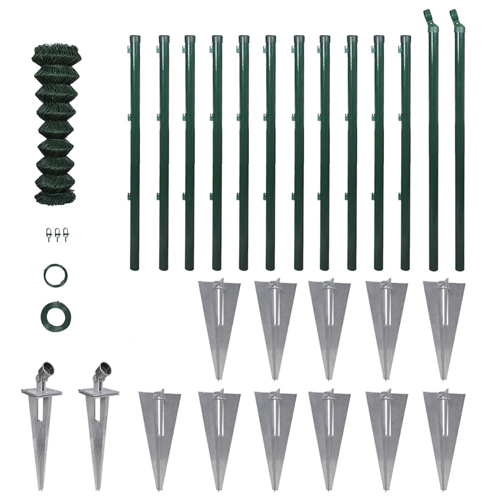宇都宮隆 2009 SMALL NETWORK FENCE OF DEFENSE Amazon.com : Chain Link Fence with Posts Spike Steel 2.6ftx82ft