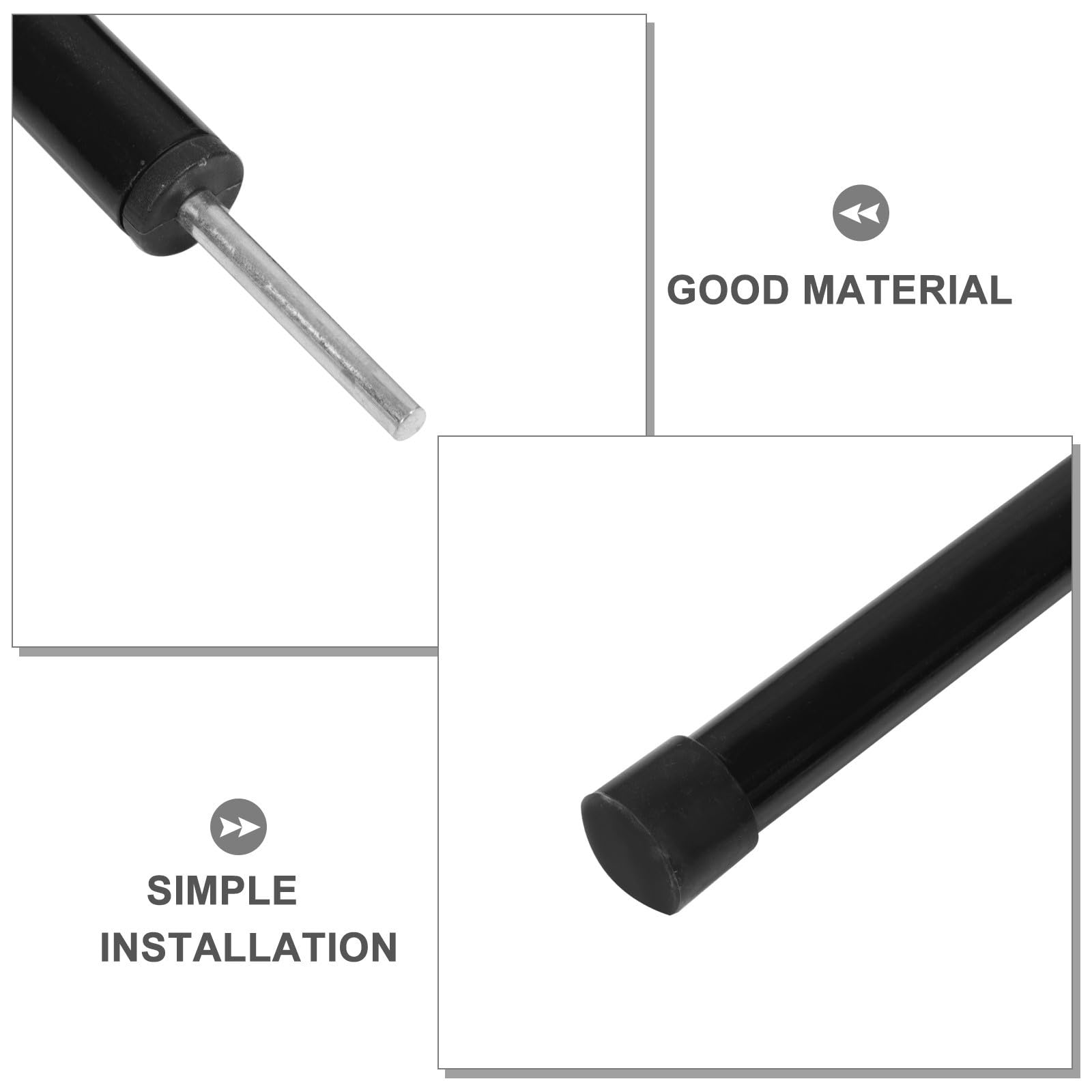 Kit de 8 Postes de Tienda de Metal de 2 Metros, Soporte Ajustable de Hierro Ligero y Resistente al Viento para Carpas de Camping y Senderismo