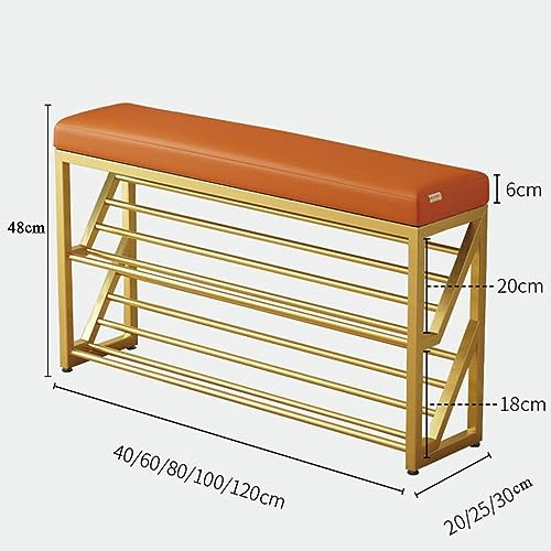 Banc d'entrée 2 niveaux avec coussin latex et meuble chaussures de chambre