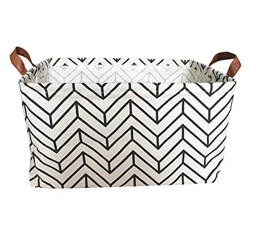 Canvas Storage Bins Toy Basket Collapsible Box Chest Organizer Water-Resistant Nursery for edroom