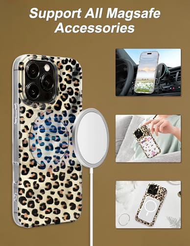 Coque iPhone 12 Pro Max MagSafe esthétique pour un style léopard unique - 2