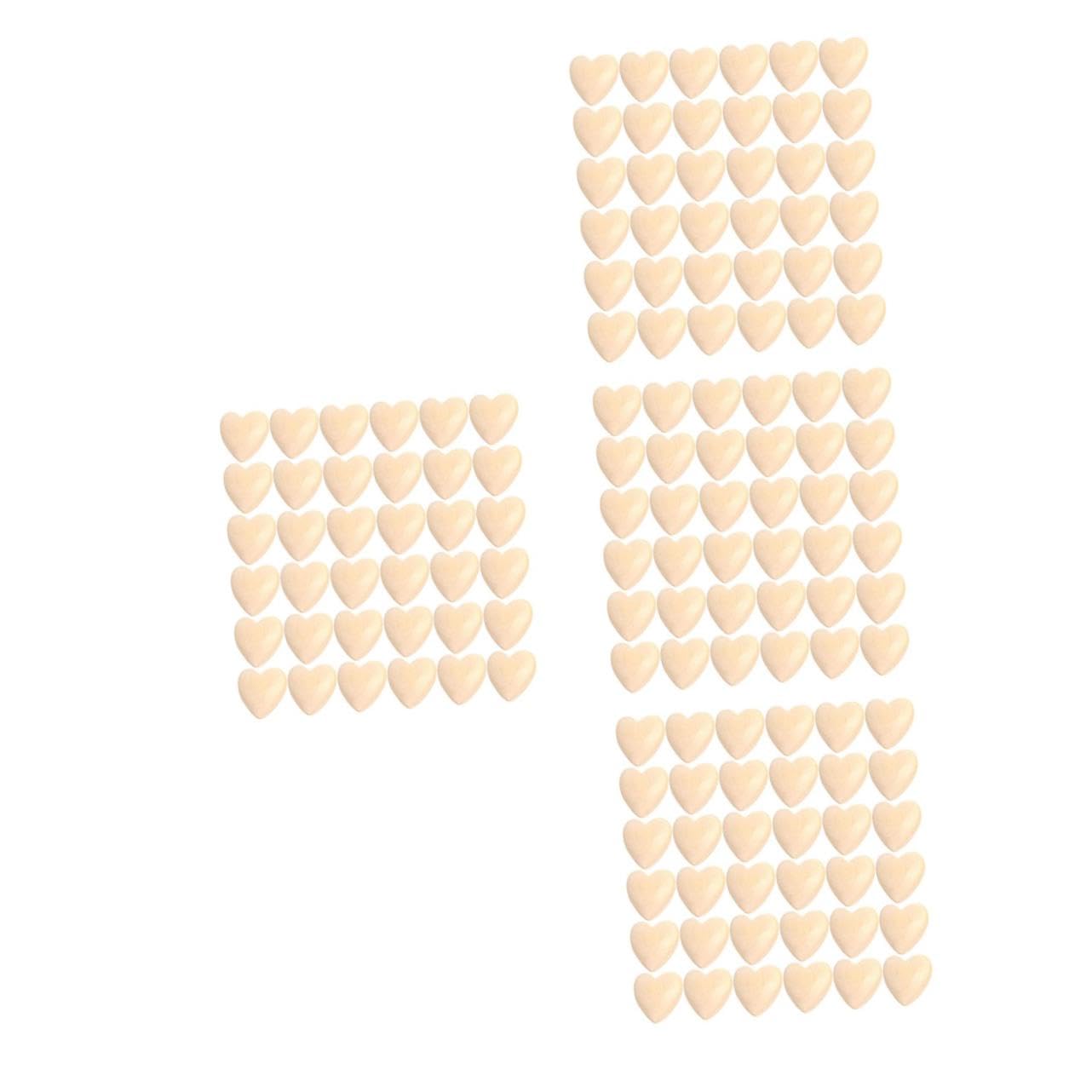 ABOOFAN 200stücke Unbehandelte Holzherzperlen Für Schmuckherstellung Herzform Bastelmaterial Für Valentinstag Deko Und Naturmaterialien Für Kreative Projekte