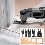 JOEJONI 134PCS Oscillating Saw Blades Set, Universal Multi Tool Blades, Oscillating Tool Accessories for Metal, Wood, Fit Makita, Milwaukee, Dremel, Ryobi, Fein Multimaster and More - Image 7