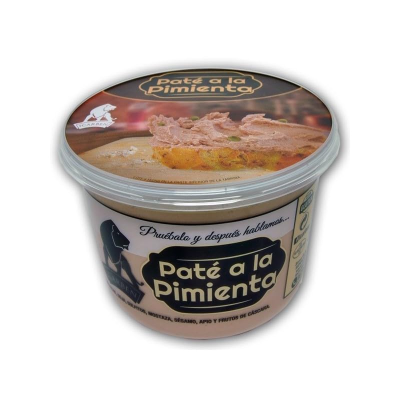 Paté a la Pimienta Verde Icarben: Deleita tu Paladar con la Maestría Culinaria de la serranía Ronda, Descubriendo un Manjar Gourmet que Despliega Arte y Exclusividad en Cada Exquisito Bocado.(z, Pack2