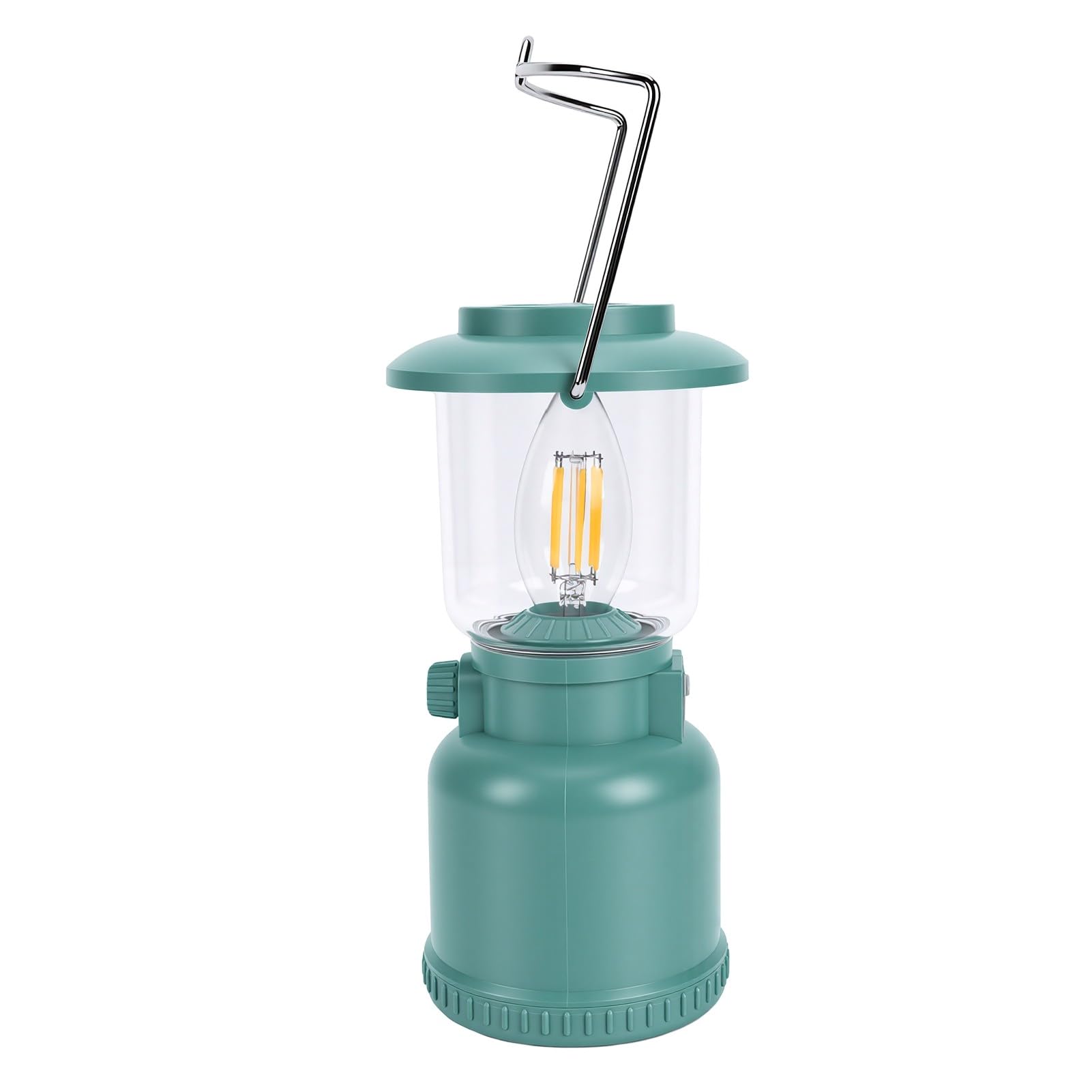 FTVOGUE Lanterna da Campeggio Portatile IP68 Impermeabile 400lm ABS Luce di | Uso di Emergenza per Uragani, Tempeste, Interruzioni di Corrente, Batteria da 1800 MAh, Autonomia da 3 a 35 Ore, Luce Calda