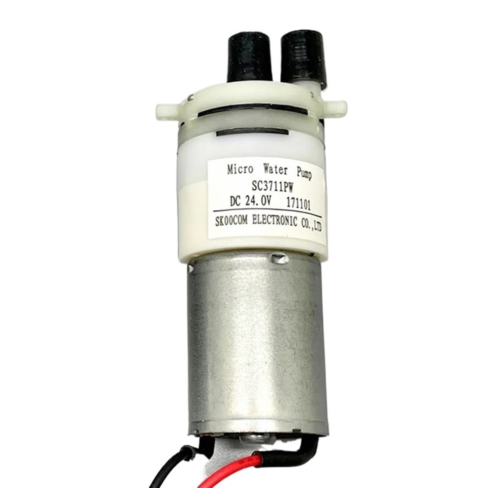 Eqimmflj One Color Dc 12V / 24V Water Pump Food Grade Water Dispenser 370 Liquid Pump Over 1L/Min Low Noise Long Life Self-Priming Pump(Dc 24V Water Pump)
