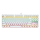 Dado que está equipado con el sombrero redondo vintage, el teclado es simple y generoso.