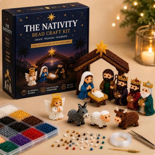 Kit animales con cuentas 3D y set de arte de bisutería hecho a mano infantil 4