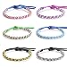 Jeka Handmade Woven Braided Friendship Bracelets - 6 Pcs Fashion Jewelry Set for Men Women Cool Wrist Ankle Retro Gift - Great Party Favors (Multiple Colors)