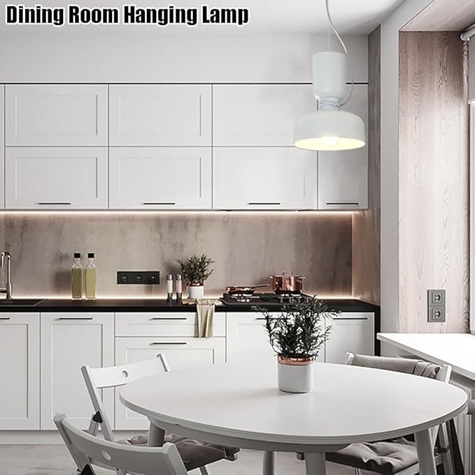 Lámpara colgante de techo moderna E27 de diseño industrial para iluminación de comedor 2