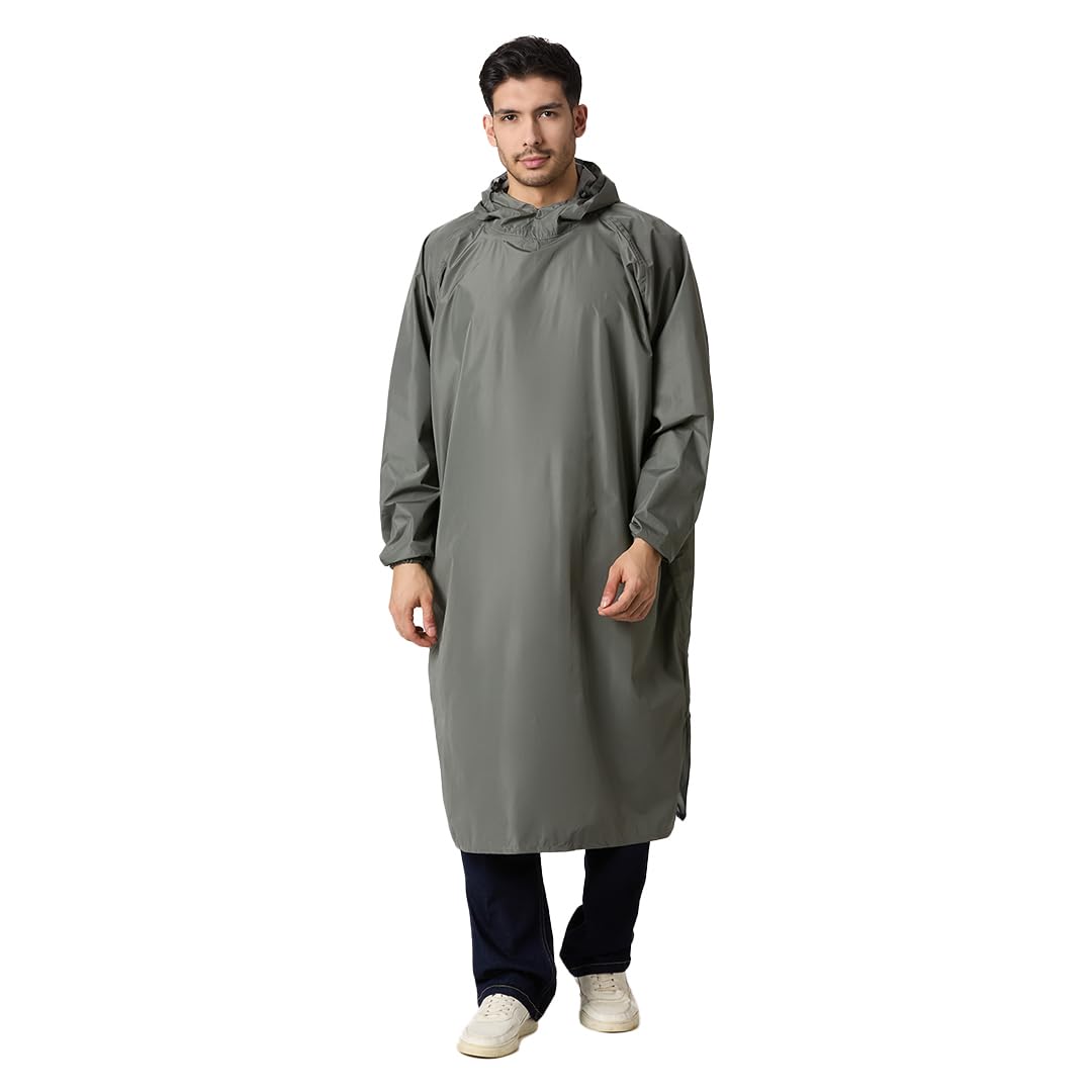 Unisex Freesize Rain Poncho |Waterproof, Lightweight & Foldable Poncho | Reusable Travel, Trekking, Biking & Outdoor Rain Gear for Men & Women-image-5