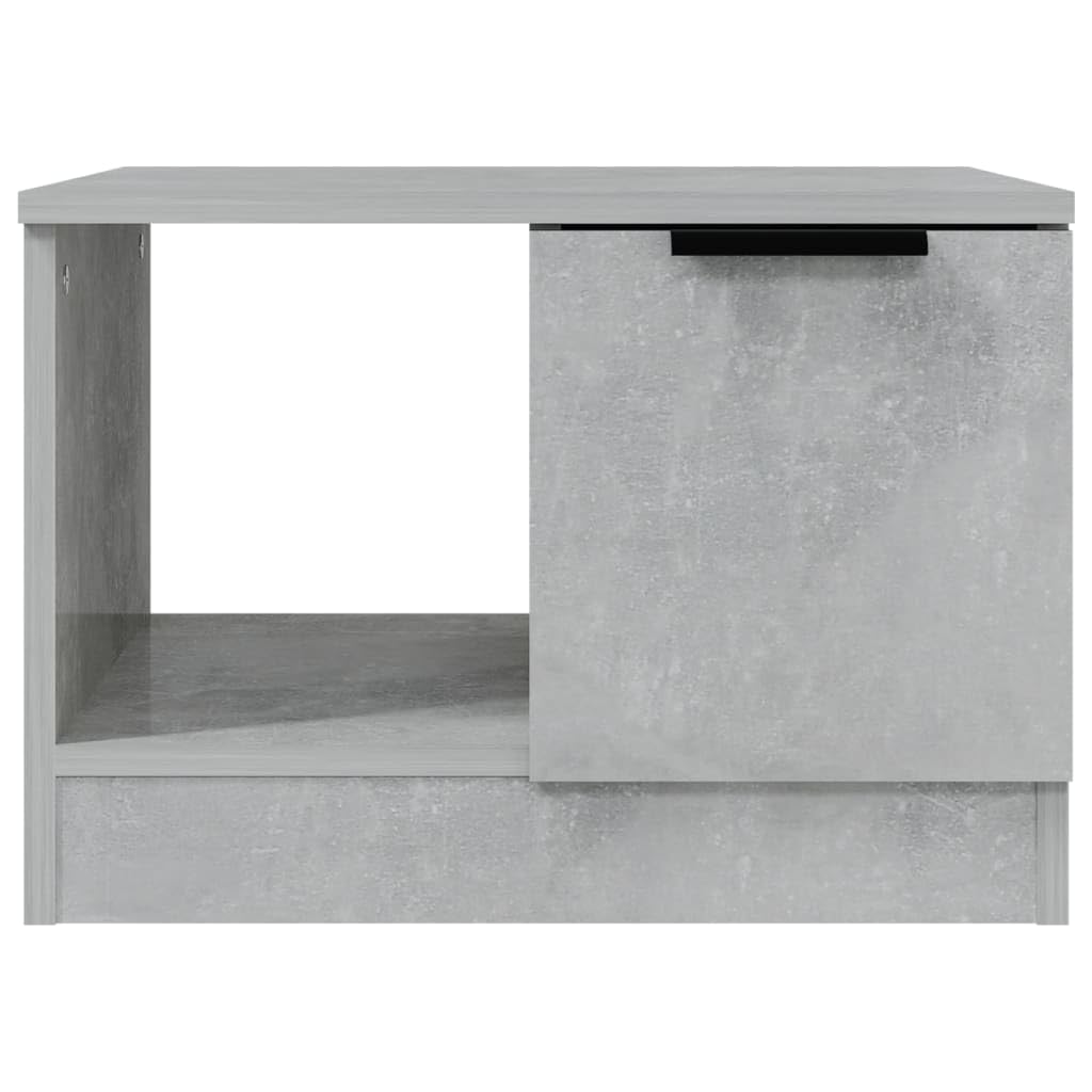 vidaXL Mesa de Centro Mesita Auxiliar Consola Lateral Salón Sofá Sala de Estar Café Muebles Mobiliario Madera Contrachapada Gris Hormigón 50x50x36 cm