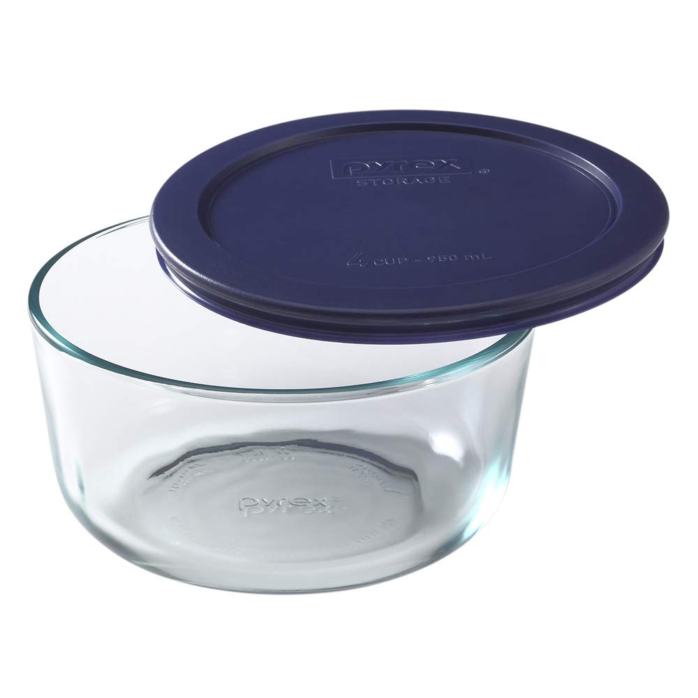 Pyrex 1118988 14-Piece Simply Store with Blue Covers, Clear by Pyrex