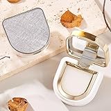 Grospe 2PCS Solid Balm Sets - Solid Perfume with Exquisite Mirror - Portable Pocket Balm - Perfect for Travel Use - Natural Fragrance for Men and Women