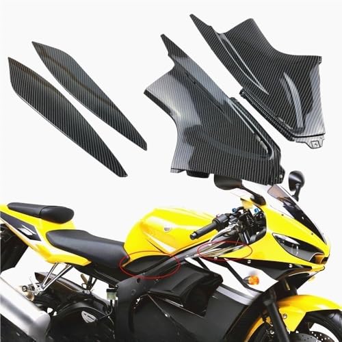 Aileron cache-poussière d'air carbone YZF R6 résout problème vibration carénage - 2