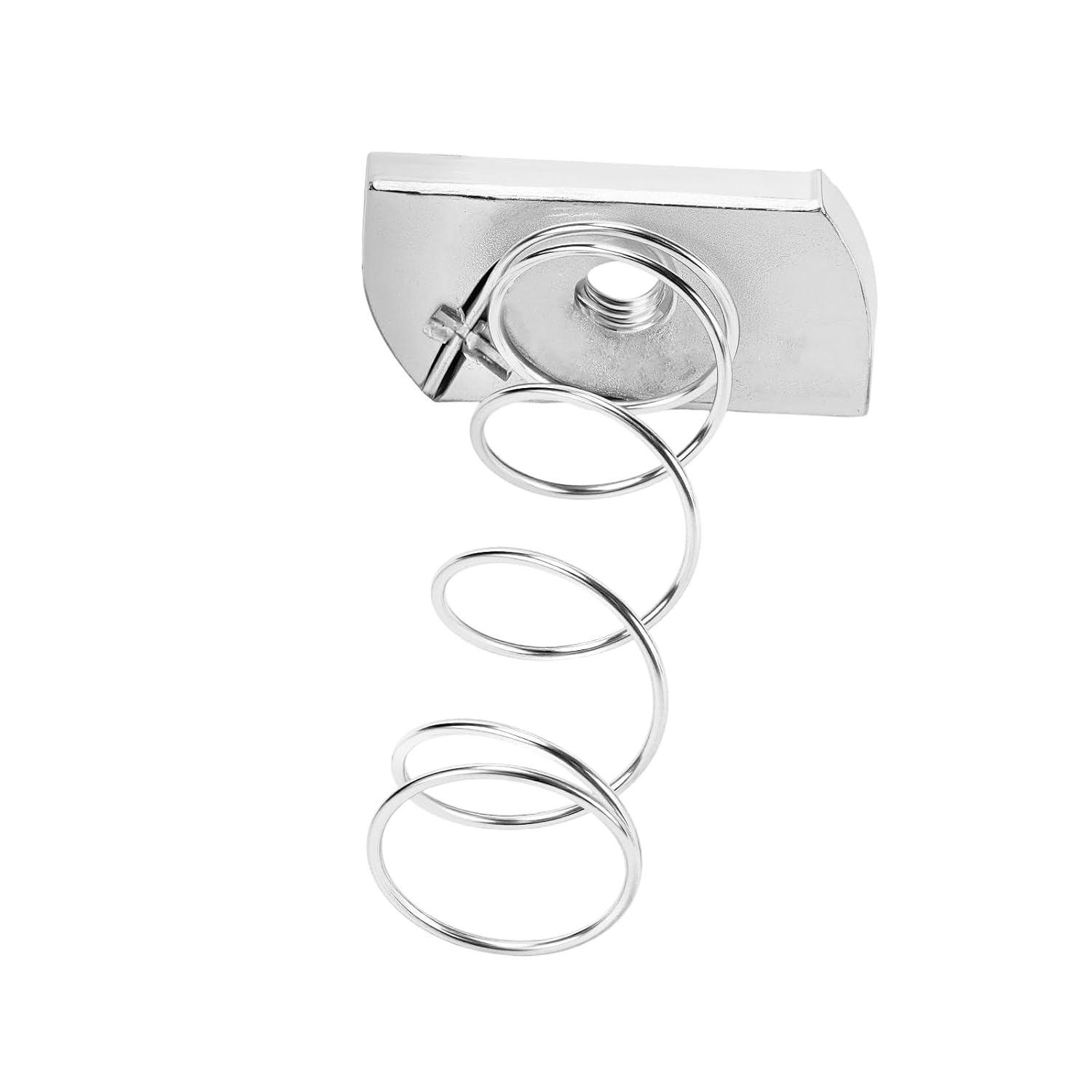 100 PCS Strut Channel Nuts with Zinc Coating, M6 Heavy Duty Channel Nuts for HVAC, Electrical, Piping Systems, Tool-Free Installation Hardware