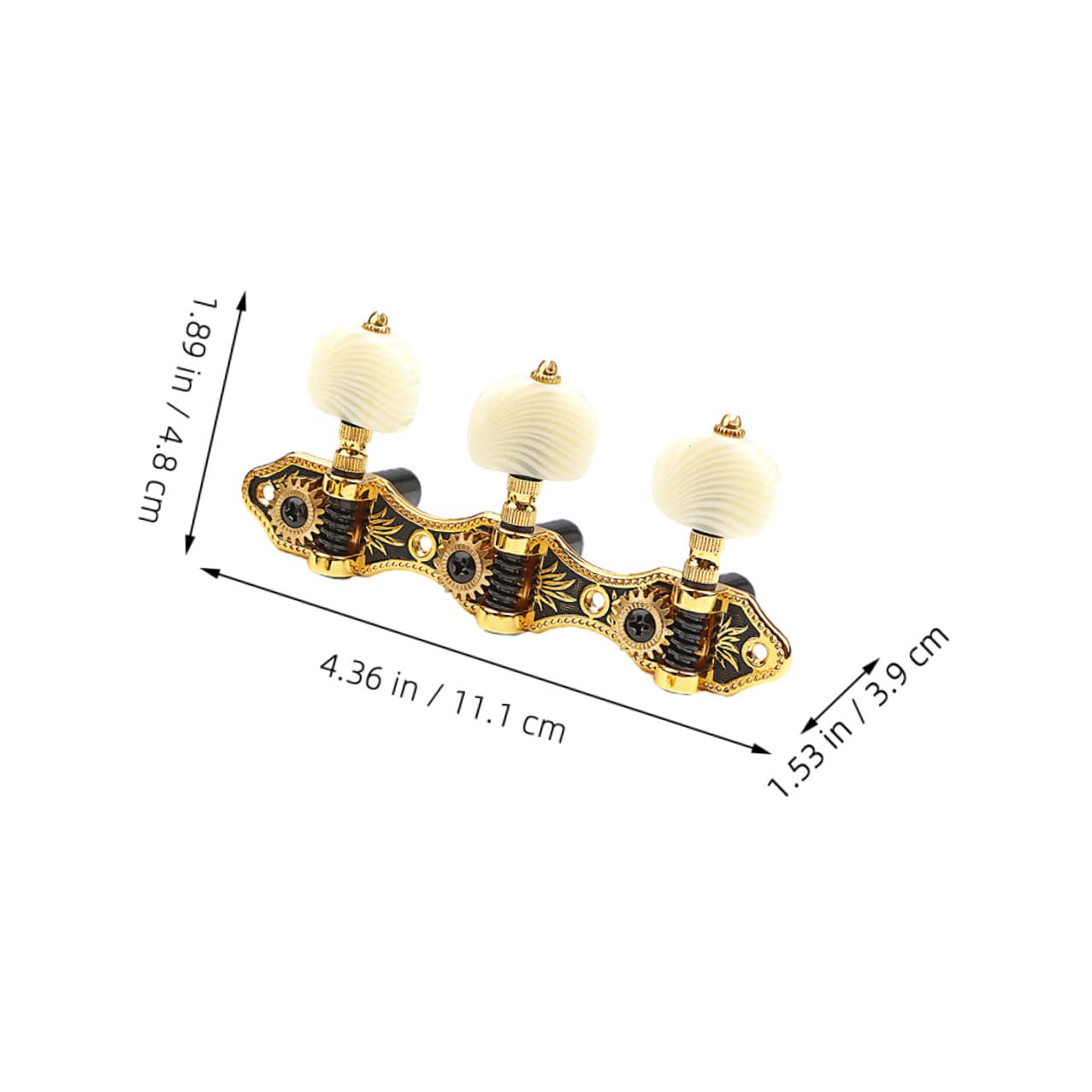 Goldfarbene Klassische Gitarrenstimmwirbel Präzise und Langlebige Gitarren-stimmmechaniken Kompatibel mit Akustischen und Elektrischen Gitarren Einfach zu Bedienen für Gitarristen