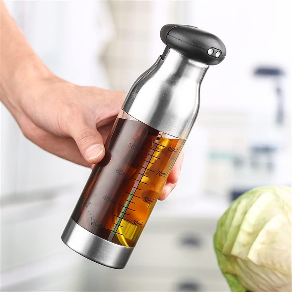 2 in 1 Vinegar Oil Sprayer Bottle Gravy Boats Spray Pot BBQ Baking Cooking Seasoning Dispenser Kitchen Tools