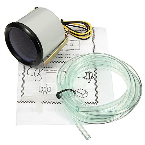 Medidor de turbo universal de 52 mm con diseño elegante y esfera oscurecida 7