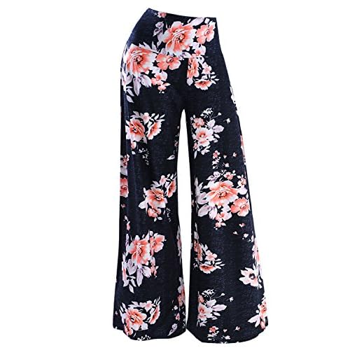 Arolina Women's Stretchy Wide Leg Palazzo Lounge Pants Casual Comfy High Waist Palazzo Pants
