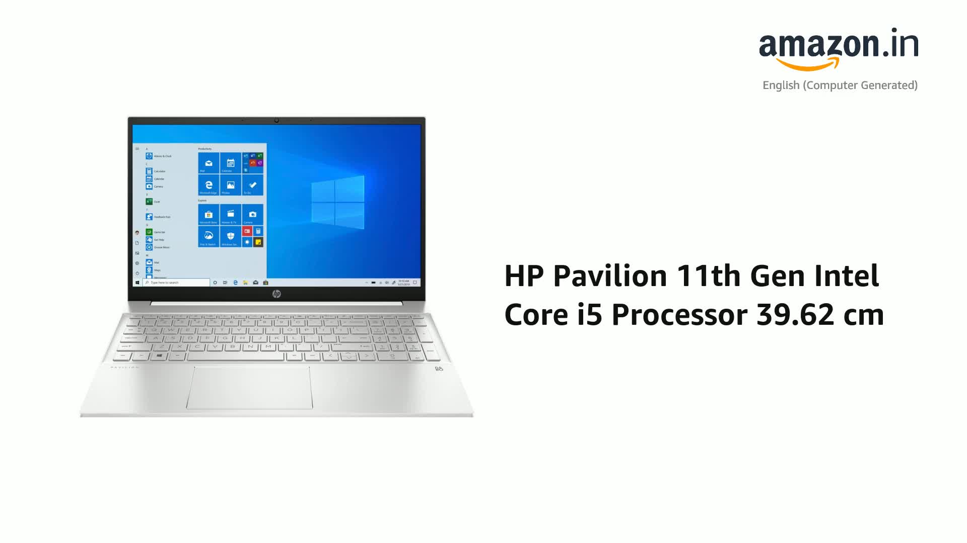 HP Pavilion 11th Gen Intel Core i5 Processor 15.6 inches FHD