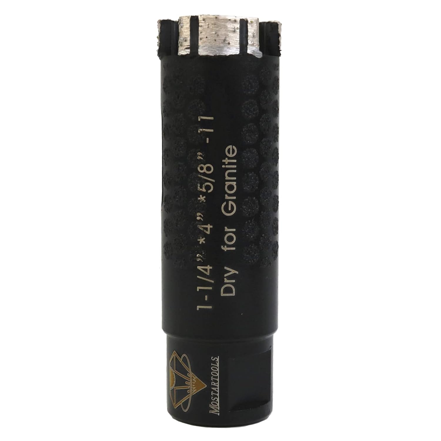 1 3/8 Inch Dry Diamond Core Drill Bit with 5/8 in.- 11 in. Thread for Granite Marble Quartz Masonry Hole Saw