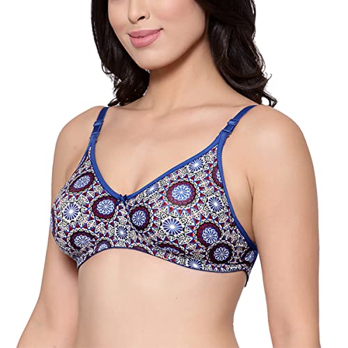 Image of Inner Sense Bra for Woman Made with Organic Cotton and Bamboo I Demi Cups Backless Bra for Woman with Removable Straps and Transparent Back I Non Padded Wire-Free Innerwear