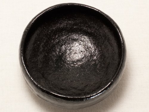 Amazon | 黒楽 馬盥形 平茶碗 | 川嵜和楽 | 抹茶碗 通販