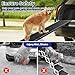 Dog Ramp for Car, 71''x 17'' Extra Long Folding Dog Ramps, Pet Ramp for Large Dogs with Non-Slip Rug Surface, Portable Dog Steps Up to 200LBS, Outdoor Dog Ramp for Car, SUV, Truck