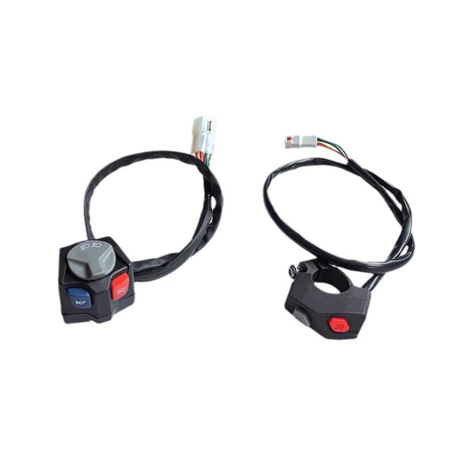 Włącznik kierownicy motocykla moto przełącznik ste Motocykl Trzyfunkcyjny Przycisk Przełącznika Reflektor Klakson Zabij Uniwersalny Elektryczny Start Płomienia Dla XC XCW EXCF SX(Both side)