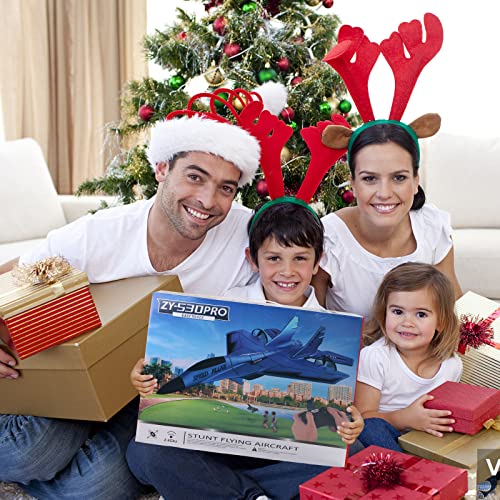 Luckjoy Rc Plane, Rc Airplanes, 2.4Ghz 2Ch Remote Control Airplanes With Automatic Balance System, Zy-530Pro Rc Glider For Beginner Adult Kids, Easy To Fly Epp Foam Rc Aircraft Fighter With Led Light #TOP1