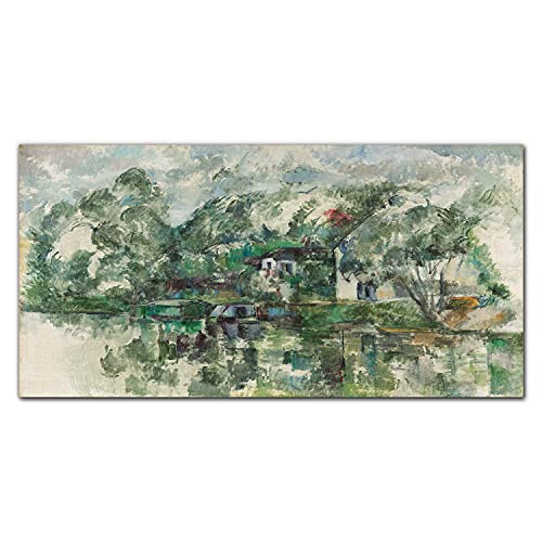 Décoration murale verre 100x50cm Coloray Eau Cézanne pour maison