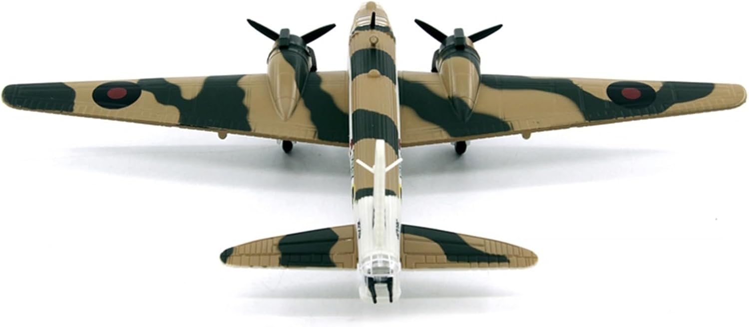 Miniature Scale 1/144 for World War II British Air Force Bombers Finished Military Aircraft Model Replica Airplane Flying Toy Game Kits