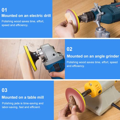 60 Pezzi Carta Abrasiva, Lucidatrice Rotorbitale