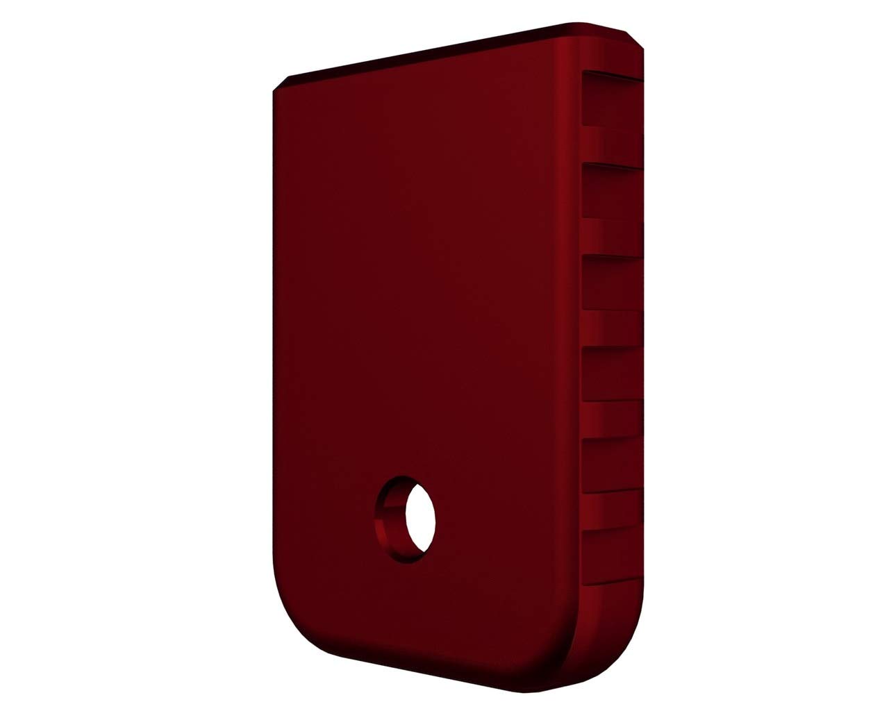Rowe Tactical Magazine Base Plate for Glock Gen 1-5 - Red (Straight Serrations) - Fits 9mm .40 Cal .357 Sig 45 Gap
