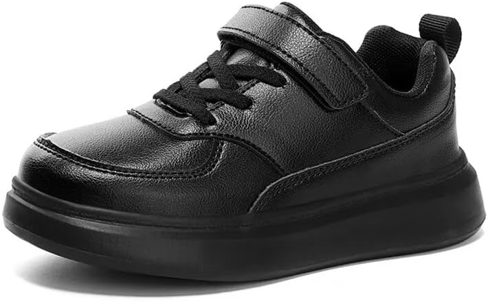 Kids Boy Girl Synthetic Leather Casual Sport Shoes for Walking Running Exercise