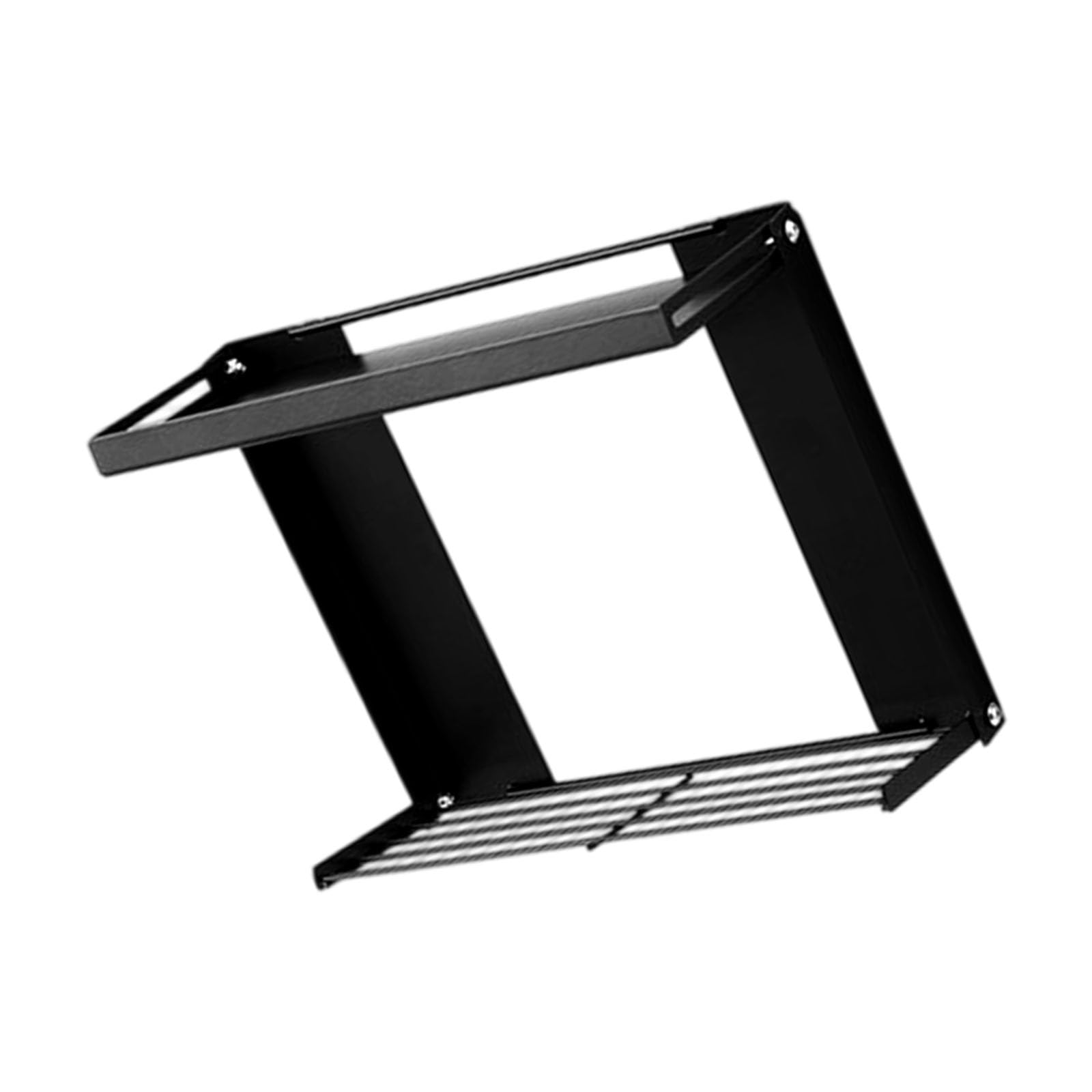 Buxuaaaa Wall Mounted Kitchen Seasoning Holder with Foldable Fashion and Easy Setup Perfect for Compact Space Arrangement Multi Purpose Seasoning Rack