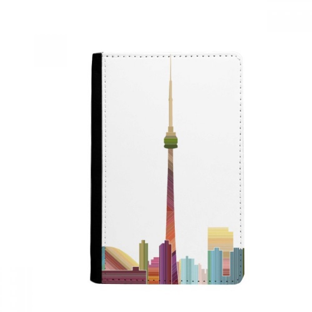 DIYthinker Canada Landmark and City Watercolor Passport Holder Notecase Burse Wallet Cover Card Purse