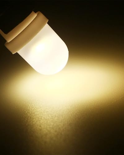 Miniatura 8 de Keiurot Bombilla 555 CC CA 6V 6.3V para bombillas LED Pinball, arcade Pinball, lámpara blanca sin polaridad, paquete de 10